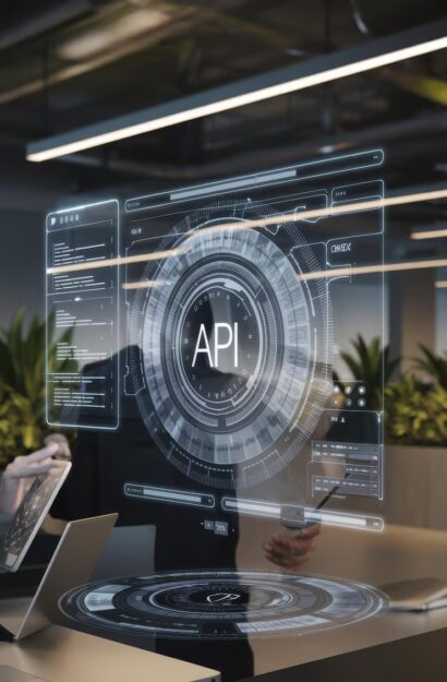 Technical schematic of custom API endpoints and webhook architecture for secure real-time data notifications in WooCommerce.