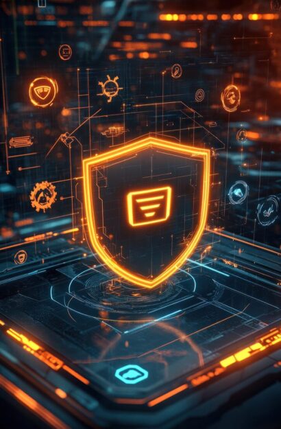 Security and performance optimization visualization for a high-load WordPress e-commerce site.