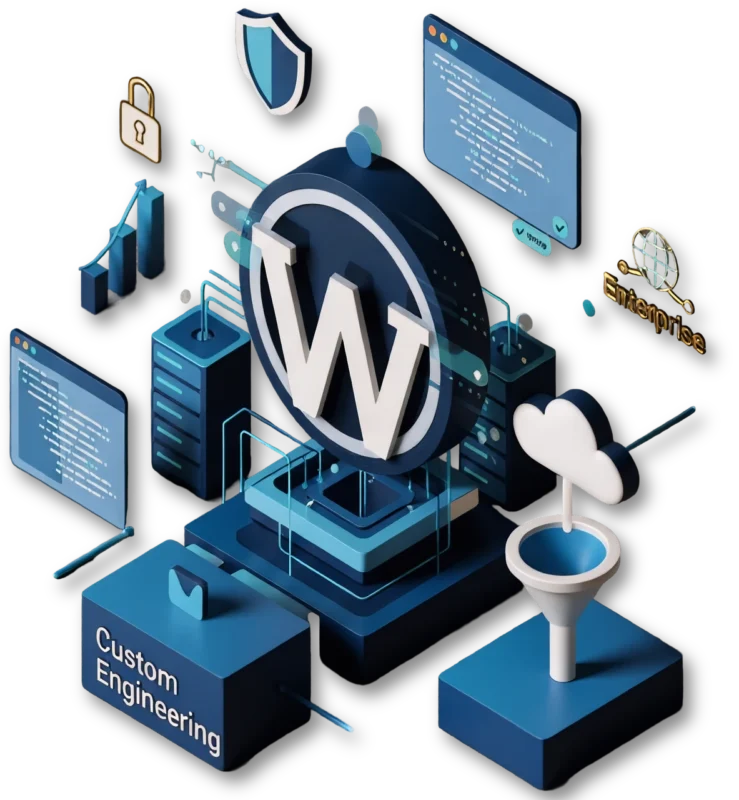 Custom WordPress development company engineering process and infrastructure