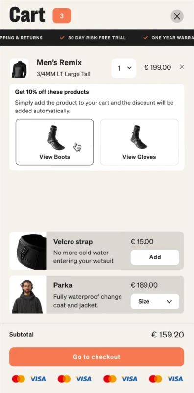 Native Liquid-Based Upsell Engine & Cart Optimization